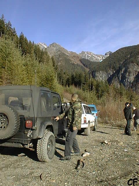 1985 Ford Bronco - We stopped for a quick scenery break.