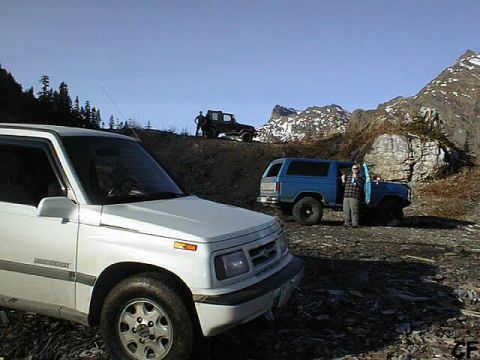 1985 Ford Bronco - We found a nice sunny spot to stop for lunch.