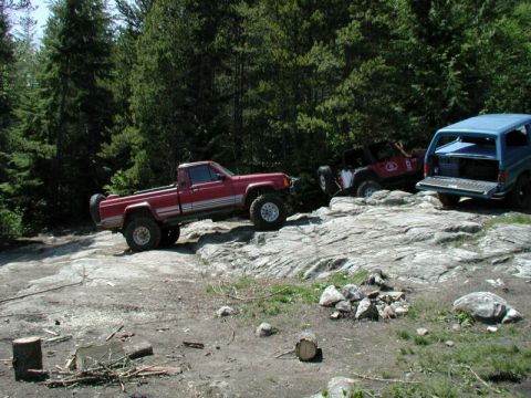 1985 Ford Bronco - Lower Hut Lake.