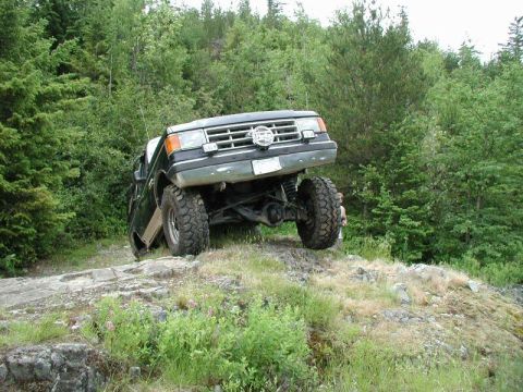 1985 Ford Bronco - Tracy takes a shot.