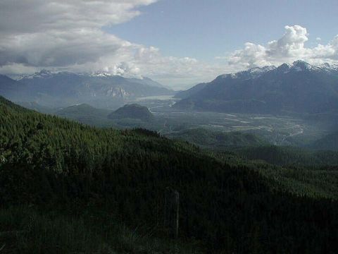 1985 Ford Bronco - A nice view of Squamish from about 4000'.