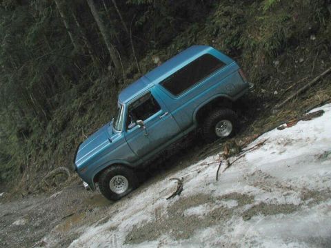 1985 Ford Bronco - This is my "magazine" camera angle. :-)