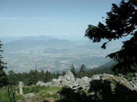 1985 Ford Bronco - Overlooking the Fraser Valley.