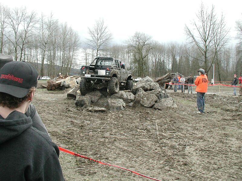 This guy made the rock pile look easy.
