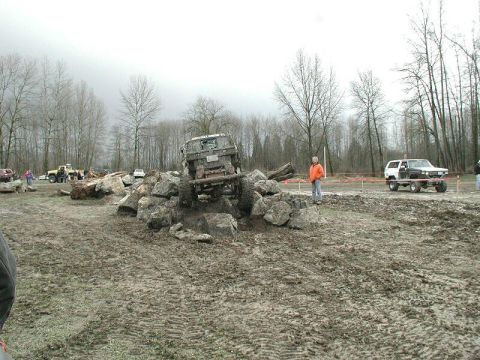 1985 Ford Bronco - Another Toyota tackling the rock pile.