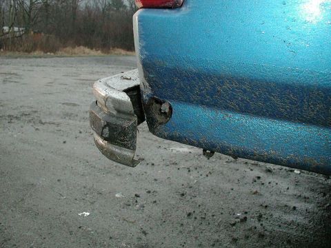 1985 Ford Bronco - I have no idea how that hole got there.