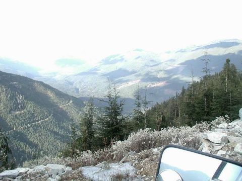 1985 Ford Bronco - Looking north towards Chehalis Lake.