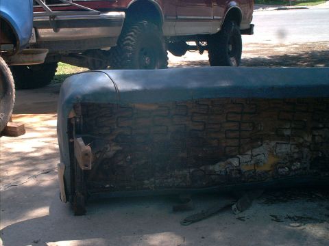 1971 Ford Bronco - Passenger side under the seat.