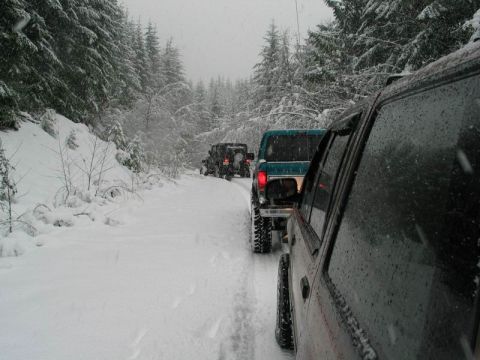 1985 Ford Bronco - Mystery Creek traverse.