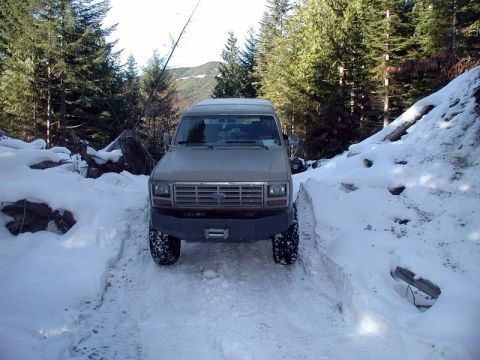 1985 Ford Bronco - One of the larger wash-outs.