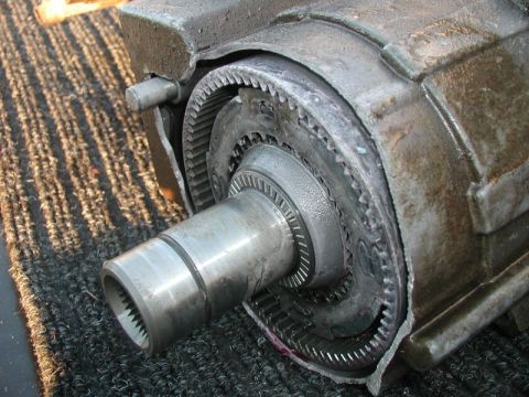 1985 Ford Bronco - The result of the front driveshaft being to long.