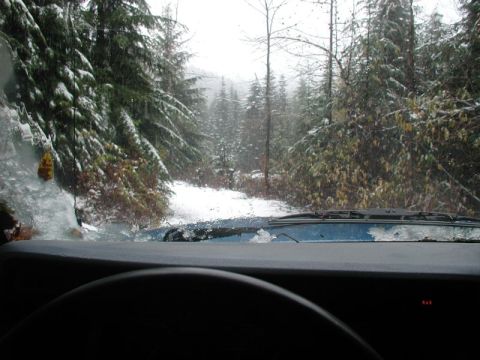 1985 Ford Bronco - On the way to the look-out.