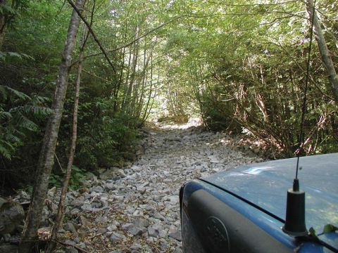 1985 Ford Bronco - Further up the trail.....front view.