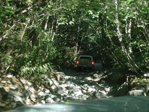 1985 Ford Bronco - Heading down from the Lake.