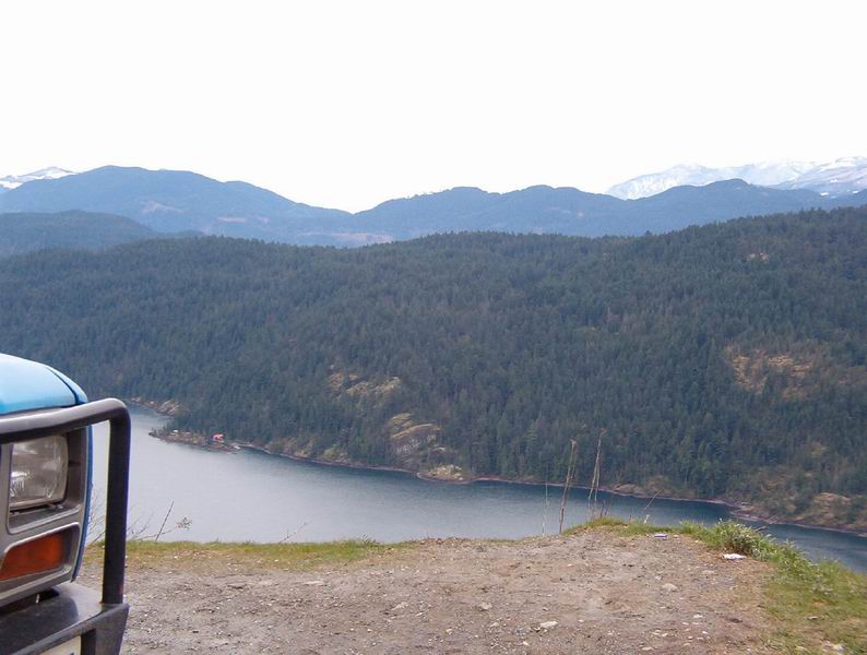 Looking SouthWest over Harrison Lake.