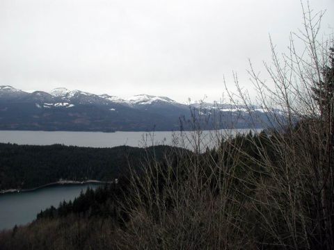 1985 Ford Bronco - Looking NorthWest over Harrison Lake.