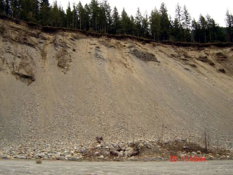 1985 Ford Bronco - Nothing interesting now, but at the time there were lots of rocks tumbling down the hill.