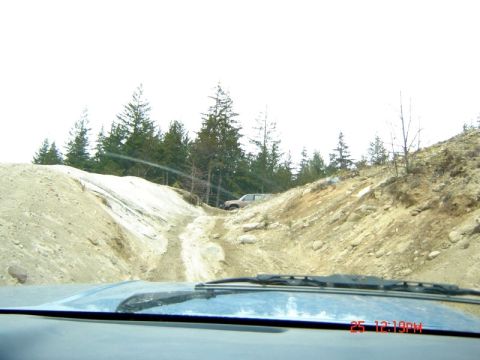 1985 Ford Bronco - Playing in a sand/gravel pit.