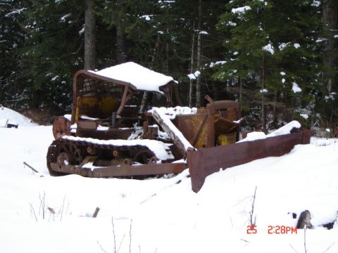 1985 Ford Bronco - Must have been left behind by the road crew.