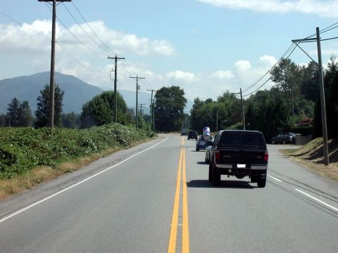 1985 Ford Bronco - Got stuck behind the Red Bull car on the way out.