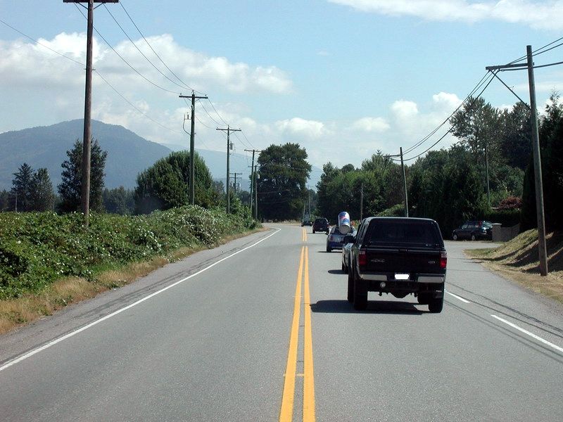Got stuck behind the Red Bull car on the way out.