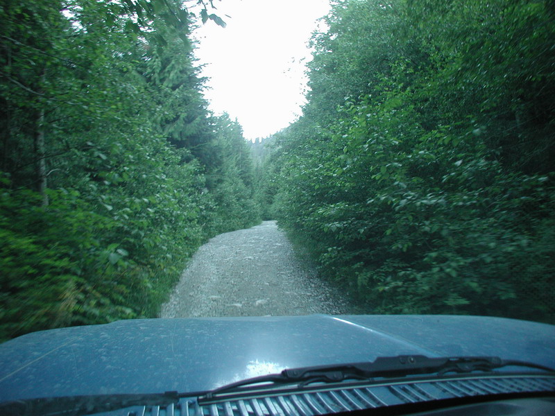 Heading up Margret Creek Pass.