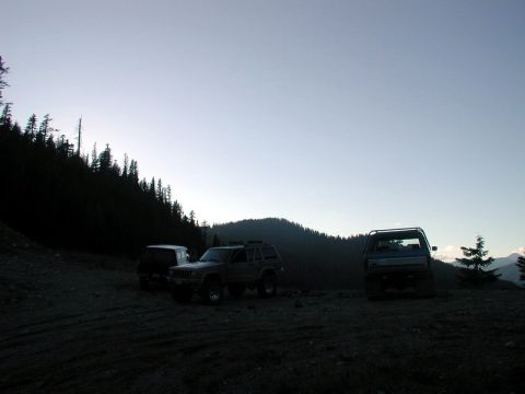 1985 Ford Bronco - The summit of Margret Creek Pass.