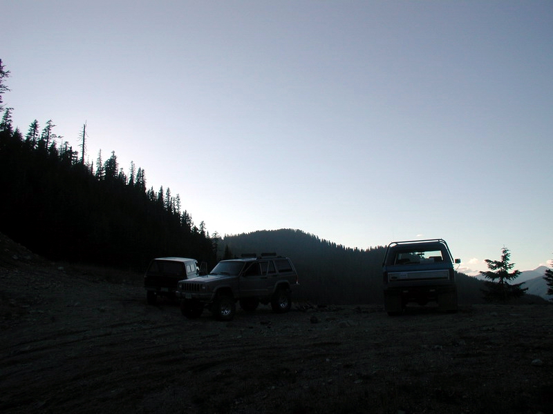The summit of Margret Creek Pass.