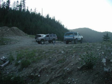 1985 Ford Bronco - The summit of Margret Creek Pass.