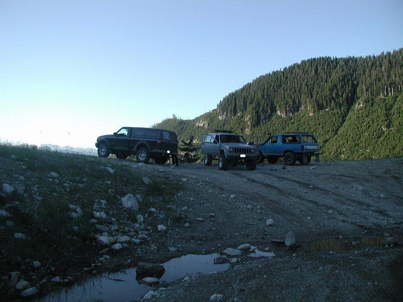 The summit of Margret Creek Pass.