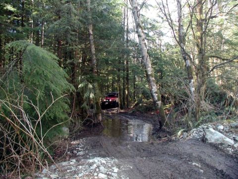 1985 Ford Bronco - Yasu coming through the bypass.