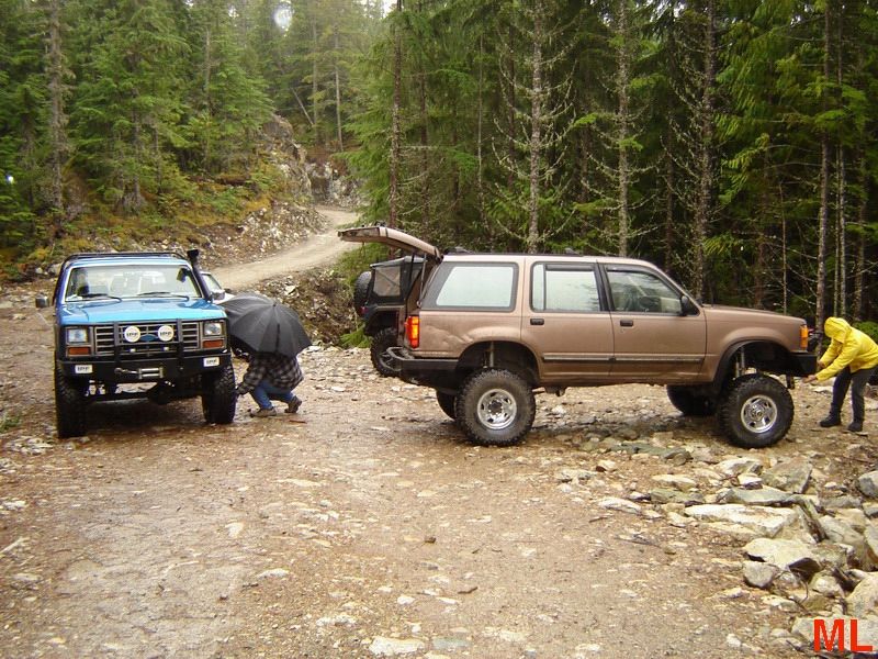 Airing down.