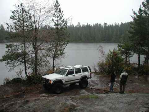 1985 Ford Bronco - Lower Hut Lake.