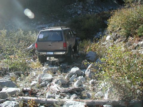 1985 Ford Bronco - Heading back down.