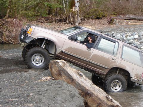 1985 Ford Bronco - Playing down at the lake.