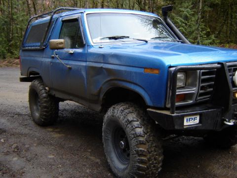 1985 Ford Bronco - The start of the trail to Secret Lake.