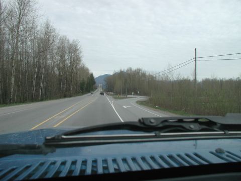 1985 Ford Bronco - The road to Agassiz.