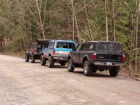 1985 Ford Bronco - Airing down.