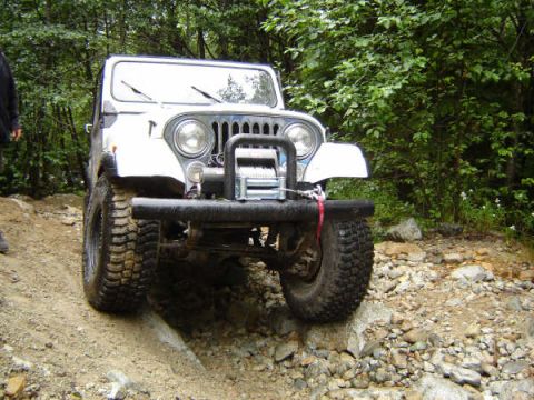 1985 Ford Bronco - At the start of Can-Opener.