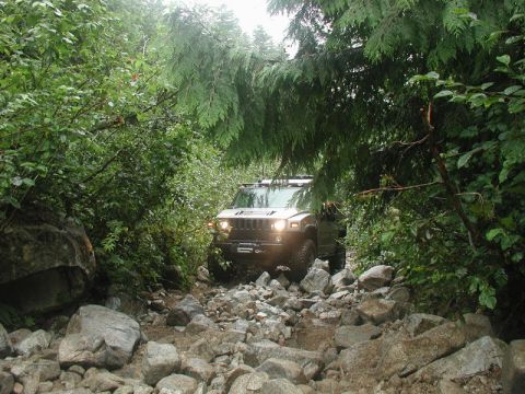 1985 Ford Bronco - Just after we departed, I thought to myself "Dennis didn't show". Then, at the end of the group, there he was. He was running late, but man…