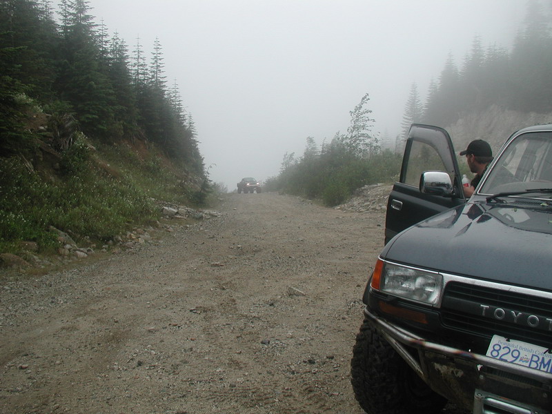 The top of Margret Creek Pass.