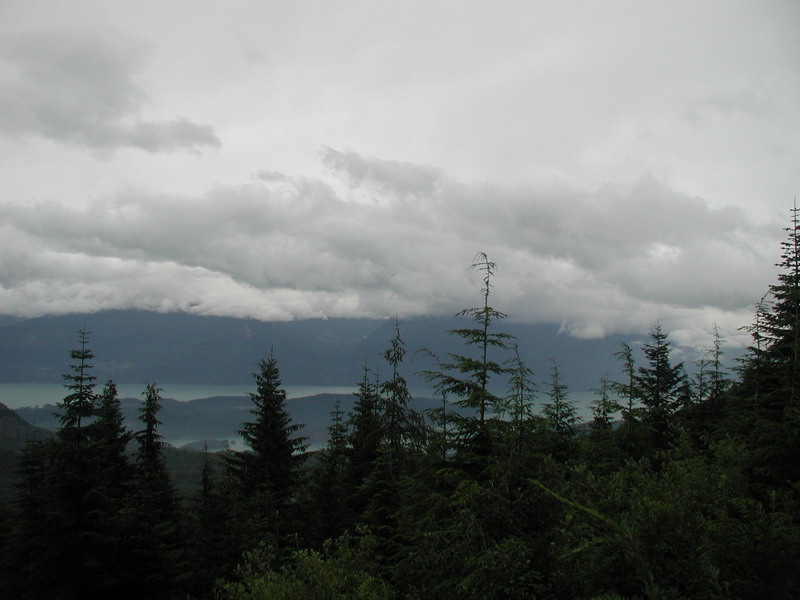 Made for a nice view overlooking Harrison Lake and Long Island.