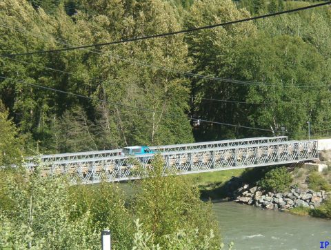 1985 Ford Bronco - Crossing the bridge into Gold Bridge.