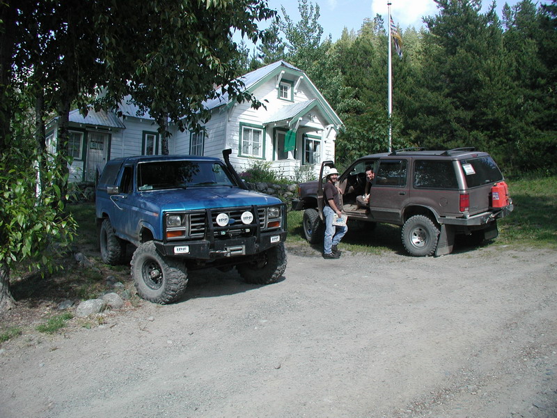 The Gold Bridge tourist centre.
