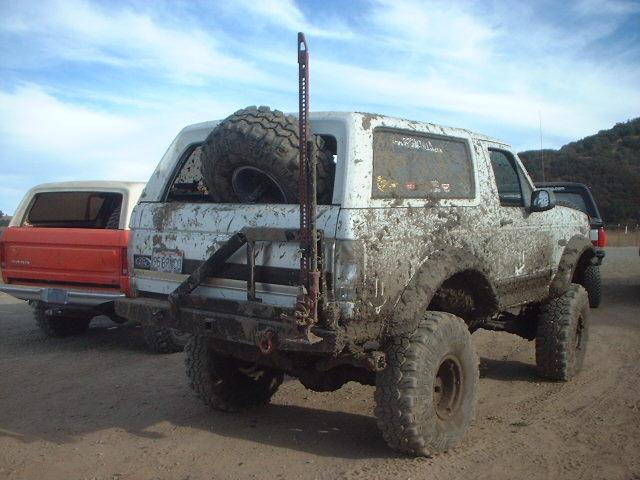 after a long day of wheeling and bouncing around we decided to rip the carrier off.. took a bit but we managed to remove it.