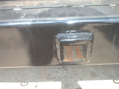 1995 Ford Bronco - closeup of the receiver tube.
