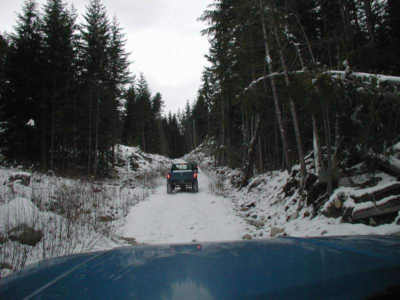 Heading up to the trailhead.