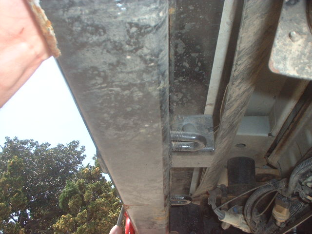 view from the back. its got the stuff back there for the safety chain.