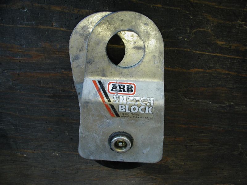 Bent my snatch block.