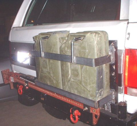 1995 Ford Bronco - made this to hold the cans in. got the idea from a member on www.fullsizebronco.com